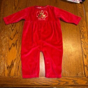 Rudolph Baby Girls Size 6-9 months Christmas Outfit